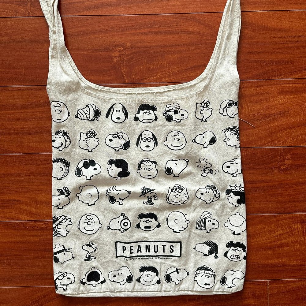 Snoopy Canvas Tote, from Japanese  Snoopy magazine, Durable, Rare